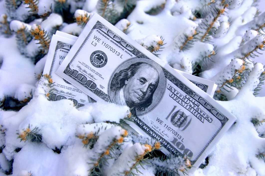 Dollar suffers festive hangover