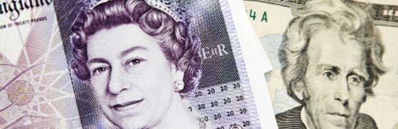 Sterling falls to 5-month lows